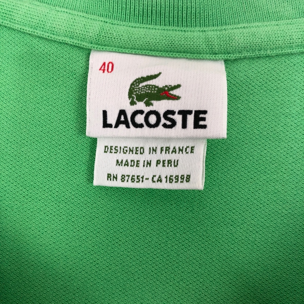 Lacoste | Green Slim Fit Classic Polo - Picture 2 of 4